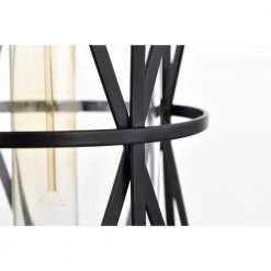 Antonia 7 in. 1-Light Indoor Matte Black Shaded Pendant Ceiling Light by Warehouse of Tiffany 20 Antonia 7 in. 1-Light Indoor Matte Black Shaded Pendant Ceiling Light by Warehouse of Tiffany -Warehouse of Tiffany Shop matte black warehouse of tiffany chandeliers pd034mb 76 1000