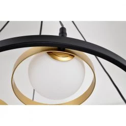 Pomponia 18 in. 4-Light Indoor Matte Black and Satin Gold Semi-Flush Mount Chandelier with Light Kit by Warehouse of Tiffany 14 Pomponia 18 in. 4-Light Indoor Matte Black and Satin Gold Semi-Flush Mount Chandelier with Light Kit by Warehouse of Tiffany -Warehouse of Tiffany Shop matte black warehouse of tiffany flush mount lights 2036 4bg 1d 1000