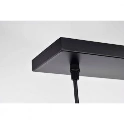 Horatia 24 in. 3-Light Indoor Matte Black and Satin Gold Semi Flush Mount Chandelier with Light Kit by Warehouse of Tiffany -Warehouse of Tiffany Shop matte black warehouse of tiffany flush mount lights 2037 3bg 1f 1000