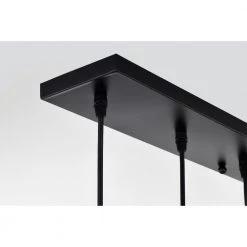 Berenice 33 in. 5-Light Indoor Matte Black and Satin Gold Semi Flush Mount Chandelier with Light Kit by Warehouse of Tiffany 16 Berenice 33 in. 5-Light Indoor Matte Black and Satin Gold Semi Flush Mount Chandelier with Light Kit by Warehouse of Tiffany -Warehouse of Tiffany Shop matte black warehouse of tiffany flush mount lights 2037 5bg 1f 1000