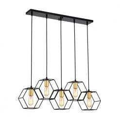 Berenice 33 in. 5-Light Indoor Matte Black and Satin Gold Semi Flush Mount Chandelier with Light Kit by Warehouse of Tiffany 15 Berenice 33 in. 5-Light Indoor Matte Black and Satin Gold Semi Flush Mount Chandelier with Light Kit by Warehouse of Tiffany -Warehouse of Tiffany Shop matte black warehouse of tiffany flush mount lights 2037 5bg 4f 1000