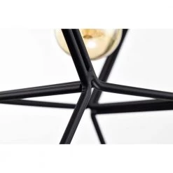 Berenice 33 in. 5-Light Indoor Matte Black and Satin Gold Semi Flush Mount Chandelier with Light Kit by Warehouse of Tiffany 18 Berenice 33 in. 5-Light Indoor Matte Black and Satin Gold Semi Flush Mount Chandelier with Light Kit by Warehouse of Tiffany -Warehouse of Tiffany Shop matte black warehouse of tiffany flush mount lights 2037 5bg fa 1000