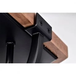 Fiona 12 in. 3-Light Indoor Matte Black and Faux Wood Grain Finish Flush Mount with Light Kit by Warehouse of Tiffany -Warehouse of Tiffany Shop matte black warehouse of tiffany flush mount lights 2043 3fm 44 1000