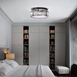 Kiyoko 12 in. 2-Light Indoor Matte Black Flush Mount with Light Kit by Warehouse of Tiffany 19 Kiyoko 12 in. 2-Light Indoor Matte Black Flush Mount with Light Kit by Warehouse of Tiffany -Warehouse of Tiffany Shop matte black warehouse of tiffany flush mount lights 3002 2fma 31 1000