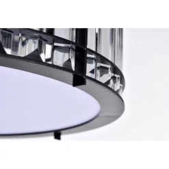 Kiyoko 12 in. 2-Light Indoor Matte Black Flush Mount with Light Kit by Warehouse of Tiffany 18 Kiyoko 12 in. 2-Light Indoor Matte Black Flush Mount with Light Kit by Warehouse of Tiffany -Warehouse of Tiffany Shop matte black warehouse of tiffany flush mount lights 3002 2fma fa 1000