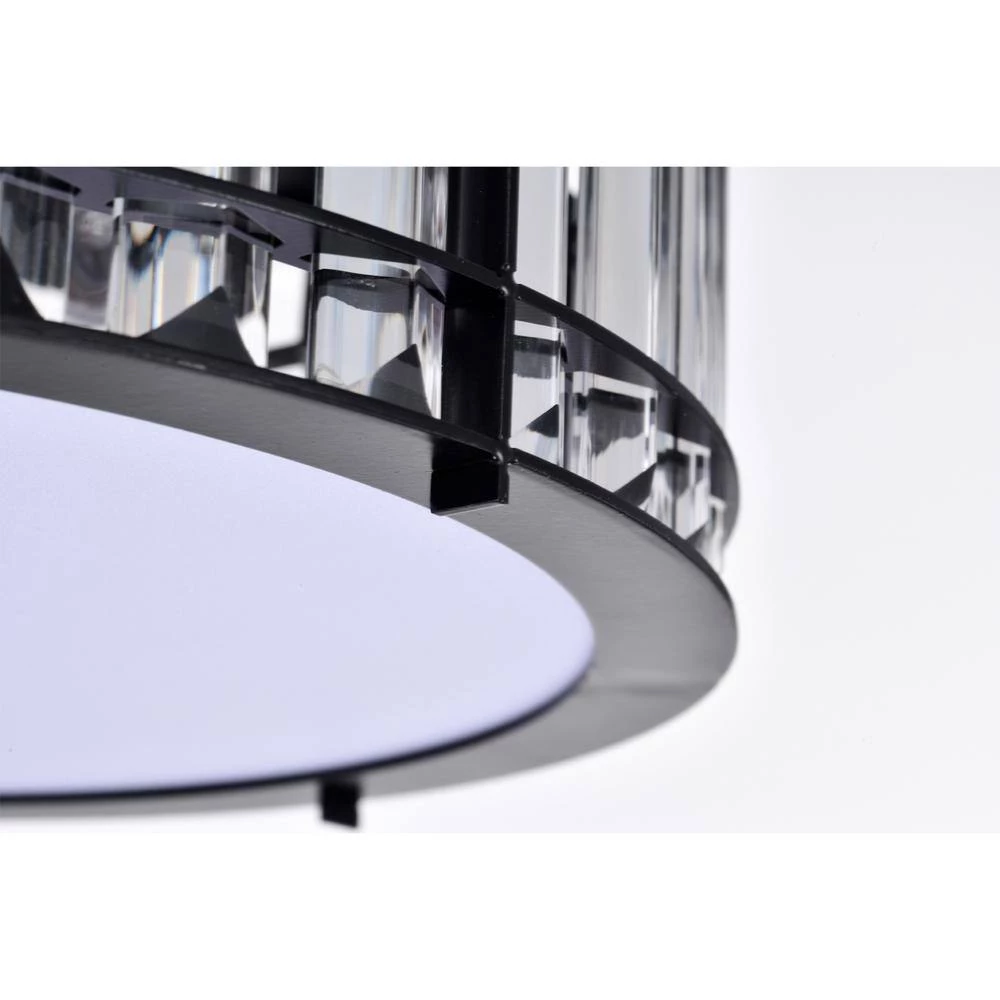 Kiyoko 12 in. 2-Light Indoor Matte Black Flush Mount with Light Kit by Warehouse of Tiffany 10 Kiyoko 12 in. 2-Light Indoor Matte Black Flush Mount with Light Kit by Warehouse of Tiffany - Image 8