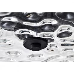 Moira 12 in. 2-Light Indoor Matte Black Finish Flush Mount with Light Kit by Warehouse of Tiffany -Warehouse of Tiffany Shop matte black warehouse of tiffany flush mount lights 3004 2fma 76 1000