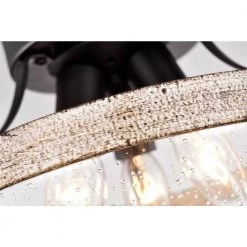 Aimie 8 in. 1-Light Indoor Matte Black Semi-Flush Mount Ceiling Light with Light Kit by Warehouse of Tiffany -Warehouse of Tiffany Shop matte black warehouse of tiffany flush mount lights cd006 3bk 1f 1000