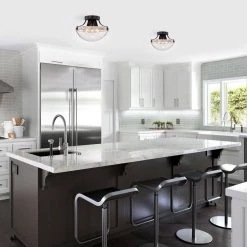 Aimie 8 in. 1-Light Indoor Matte Black Semi-Flush Mount Ceiling Light with Light Kit by Warehouse of Tiffany -Warehouse of Tiffany Shop matte black warehouse of tiffany flush mount lights cd006 3bk 31 1000