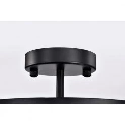 Valentina 12 in. Bohemian Bead Semi Flush Mount 3-Light by Warehouse of Tiffany -Warehouse of Tiffany Shop matte black warehouse of tiffany flush mount lights cd019 3mb 1f 1000