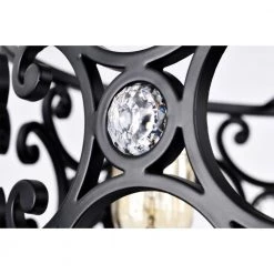 Theofy 18 in. 3-Light Indoor Matte Black Finish Semi-Flush Mount Ceiling Light with Light Kit by Warehouse of Tiffany -Warehouse of Tiffany Shop matte black warehouse of tiffany flush mount lights cd030 3bl 76 1000