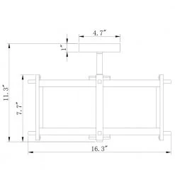 Sania 11 in. 4-Light Indoor Matte Black Semi-Flush Mount Light with Light Kit by Warehouse of Tiffany -Warehouse of Tiffany Shop matte black warehouse of tiffany flush mount lights cm242 4mc 4f 1000