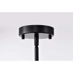 Coraline 30 in. 12-Light Indoor Matte Black Finish Flush Mount Chandelier with Light Kit by Warehouse of Tiffany -Warehouse of Tiffany Shop matte black warehouse of tiffany flush mount lights fd10017 12kb 1f 1000