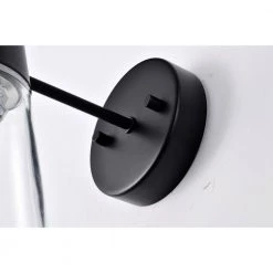 Latier 9 in. 1-Light Indoor Matte Black Finish Wall Sconce with Light Kit by Warehouse of Tiffany 20 Latier 9 in. 1-Light Indoor Matte Black Finish Wall Sconce with Light Kit by Warehouse of Tiffany -Warehouse of Tiffany Shop matte black warehouse of tiffany vanity lighting fw10025 1kb 76 1000