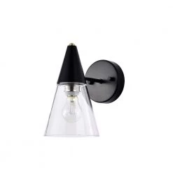 Latier 9 in. 1-Light Indoor Matte Black Finish Wall Sconce with Light Kit by Warehouse of Tiffany 15 Latier 9 in. 1-Light Indoor Matte Black Finish Wall Sconce with Light Kit by Warehouse of Tiffany -Warehouse of Tiffany Shop matte black warehouse of tiffany vanity lighting fw10025 1kb c3 1000