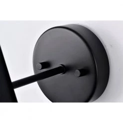 Latier 9 in. 1-Light Indoor Matte Black Finish Wall Sconce with Light Kit by Warehouse of Tiffany 19 Latier 9 in. 1-Light Indoor Matte Black Finish Wall Sconce with Light Kit by Warehouse of Tiffany -Warehouse of Tiffany Shop matte black warehouse of tiffany vanity lighting fw10025 1kb fa 1000