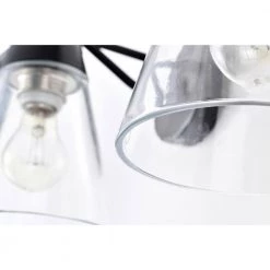 Latilala 29 in. 3-Light Indoor Matte Black Wall Sconce with Light Kit by Warehouse of Tiffany -Warehouse of Tiffany Shop matte black warehouse of tiffany vanity lighting fw10025 3kb 1d 1000