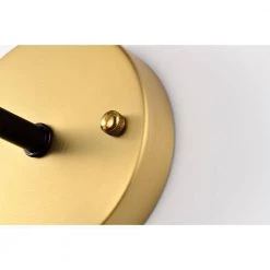 2-Light Matte Black Shahar 14 in. Modern Wall Scone by Warehouse of Tiffany -Warehouse of Tiffany Shop matte black warehouse of tiffany wall sconces wd026 2c fa 1000