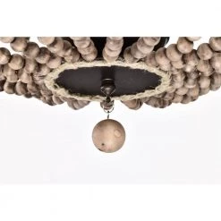 Ovid 16 in. 3-Light Indoor Matte Brown Semi-Flush Mount Light with Light Kit by Warehouse of Tiffany -Warehouse of Tiffany Shop matte brown warehouse of tiffany flush mount lights imc816b 3 1d 1000