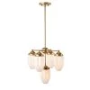 Kit 16.8 in. 5-Light Indoor Matte Gold Chandelier with Light Kit by Warehouse of Tiffany -Warehouse of Tiffany Shop matte gold warehouse of tiffany chandeliers 2006 5p 64 1000