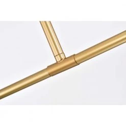 Collin 0.75 in. 2-Light Indoor Matte Gold Chandelier with Light Kit by Warehouse of Tiffany -Warehouse of Tiffany Shop matte gold warehouse of tiffany chandeliers 2008 2pb 1f 1000