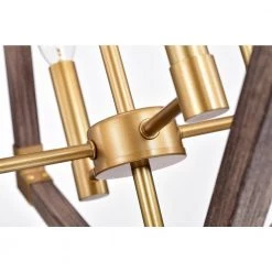 Kara 22 in. 4-Light Indoor Matte Gold Chandelier with Light Kit by Warehouse of Tiffany 11 Kara 22 in. 4-Light Indoor Matte Gold Chandelier with Light Kit by Warehouse of Tiffany -Warehouse of Tiffany Shop matte gold warehouse of tiffany chandeliers 2013 4c 1f 1000