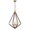 Kara 22 in. 4-Light Indoor Matte Gold Chandelier with Light Kit by Warehouse of Tiffany -Warehouse of Tiffany Shop matte gold warehouse of tiffany chandeliers 2013 4c 64 1000