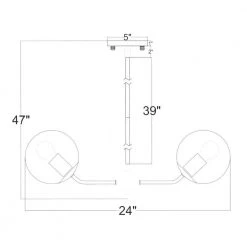 Dioneesha 47 in. 4-Light Indoor Matte Gold Finish Chandelier with Light Kit by Warehouse of Tiffany -Warehouse of Tiffany Shop matte gold warehouse of tiffany chandeliers imp09h 4g c3 1000