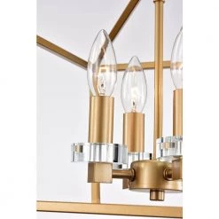 Jimmi 13 in. 4-Light Indoor Matte Gold Semi-Flush Mount Ceiling Light with Light Kit by Warehouse of Tiffany -Warehouse of Tiffany Shop matte gold warehouse of tiffany flush mount lights 2018 4sf 1f 1000