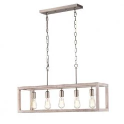 Amara 10 in. 5-Light Indoor Matte Satin Nickel Chandelier with Light Kit by Warehouse of Tiffany