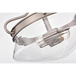 Tayla 11 in. 2-Light Indoor Matte Satin Semi-Flush Mount Ceiling Light with Light Kit by Warehouse of Tiffany -Warehouse of Tiffany Shop matte satin warehouse of tiffany flush mount lights cd004 2ni 1f 1000