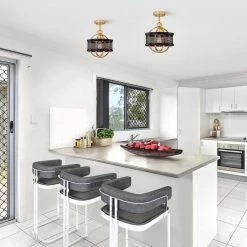 Bret 15.4 in. 1-Light Indoor Multi-Colored Finish Semi-Flush Mount Light with Light Kit by Warehouse of Tiffany 11 Bret 15.4 in. 1-Light Indoor Multi-Colored Finish Semi-Flush Mount Light with Light Kit by Warehouse of Tiffany -Warehouse of Tiffany Shop multicolored warehouse of tiffany flush mount lights cm249 1bxg 31 1000