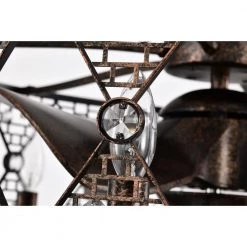 Cree 28 in. 6-Light Indoor Oil-Rubbed Bronze Finish Ceiling Fan with Light Kit by Warehouse of Tiffany -Warehouse of Tiffany Shop oil rubbed bronze warehouse of tiffany ceiling fans with lights dw01w60ac fa 1000