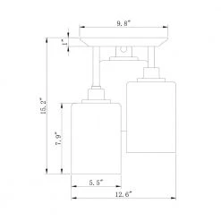 Harun 15.2 in. 3-Lights Oil Rubbed Bronze Indoor Semi-Flush Mount Light with Light Kit by Warehouse of Tiffany -Warehouse of Tiffany Shop oil rubbed bronze warehouse of tiffany flush mount lights cm237 3orb 1f 1000