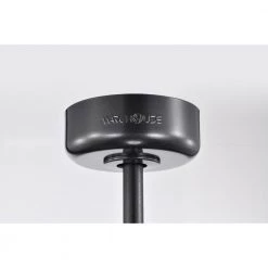 Dariin 28.3 in. 6-Light Indoor Matte Black Finish Ceiling Fan with Light Kit and Remote Included by Warehouse of Tiffany -Warehouse of Tiffany Shop oil rubbed finish warehouse of tiffany ceiling fans with lights dl03p02is 1f 1000