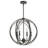Lancelot 4-Light Oil Rubbed Bronze Pendant by Warehouse of Tiffany