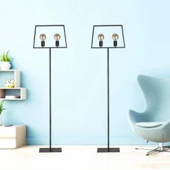 Drahu 59 in. Old Silver Indoor Floor Lamp by Warehouse of Tiffany -Warehouse of Tiffany Shop old silver warehouse of tiffany floor lamps f 170320 31 1000