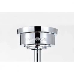 Cadella 52 in. 2-Light Polished Silver 5 Blades Lighted Ceiling Fan with Remote by Warehouse of Tiffany -Warehouse of Tiffany Shop polished chrome warehouse of tiffany ceiling fans with lights al02p01ch c3 1000