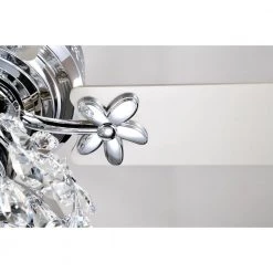 Wellas 52 in. 3-Light Indoor Polished Chrome Finish Ceiling Fan with Light Kit and Remote Control by Warehouse of Tiffany -Warehouse of Tiffany Shop polished chrome warehouse of tiffany ceiling fans with lights ay06y06cr 1d 1000