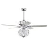 Wellas 52 in. 3-Light Indoor Polished Chrome Finish Ceiling Fan with Light Kit and Remote Control by Warehouse of Tiffany -Warehouse of Tiffany Shop polished chrome warehouse of tiffany ceiling fans with lights ay06y06cr 64 1000