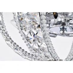 Santana 52 in. 3-Light Indoor Polished Chrome Finish Ceiling Fan with Light Kit by Warehouse of Tiffany -Warehouse of Tiffany Shop polished chrome warehouse of tiffany ceiling fans with lights ay13y13cr 76 1000