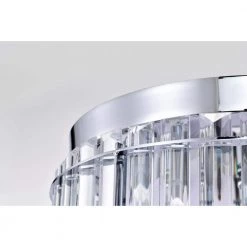 Collena 12 in. 2-Light Indoor Polished Chrome Flush Mount with Light Kit by Warehouse of Tiffany -Warehouse of Tiffany Shop polished chrome warehouse of tiffany flush mount lights 3002 2fmc 44 1000