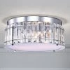 Collena 12 in. 2-Light Indoor Polished Chrome Flush Mount with Light Kit by Warehouse of Tiffany -Warehouse of Tiffany Shop polished chrome warehouse of tiffany flush mount lights 3002 2fmc 64 1000