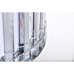 Collena 12 in. 2-Light Indoor Polished Chrome Flush Mount with Light Kit by Warehouse of Tiffany -Warehouse of Tiffany Shop polished chrome warehouse of tiffany flush mount lights 3002 2fmc 76 1000