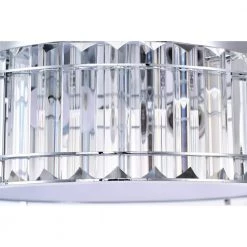 Collena 12 in. 2-Light Indoor Polished Chrome Flush Mount with Light Kit by Warehouse of Tiffany -Warehouse of Tiffany Shop polished chrome warehouse of tiffany flush mount lights 3002 2fmc fa 1000