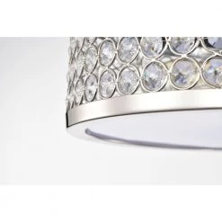 Pieni 12 in. 2-Light Indoor Polished Chrome Semi-Flush Mount Ceiling Light with Light Kit by Warehouse of Tiffany 18 Pieni 12 in. 2-Light Indoor Polished Chrome Semi-Flush Mount Ceiling Light with Light Kit by Warehouse of Tiffany -Warehouse of Tiffany Shop polished chrome warehouse of tiffany flush mount lights 6002 2fm fa 1000