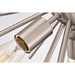 Caleb 11 in. 3-Light Polished Nickel Indoor Semi-Flush Mount Light with Light Kit by Warehouse of Tiffany -Warehouse of Tiffany Shop polished nickel warehouse of tiffany flush mount lights mx38 3pn 4f 1000