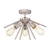 Caleb 11 in. 3-Light Polished Nickel Indoor Semi-Flush Mount Light with Light Kit by Warehouse of Tiffany -Warehouse of Tiffany Shop polished nickel warehouse of tiffany flush mount lights mx38 3pn 64 1000