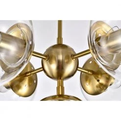 Haaris 20 in. 5-Light Indoor Polished Gold Semi-Flush Mount Ceiling Light with Light Kit and Remote by Warehouse of Tiffany -Warehouse of Tiffany Shop polished satin gold warehouse of tiffany flush mount lights fc10015 5bs 44 1000