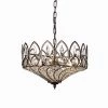 Fridrick 15 in. 3-Light Indoor Bronze Pendant Chandelier by Warehouse of Tiffany